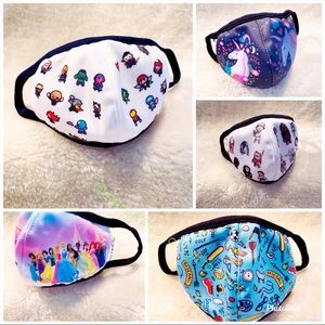 Kids and Toddler Washable Face coverings